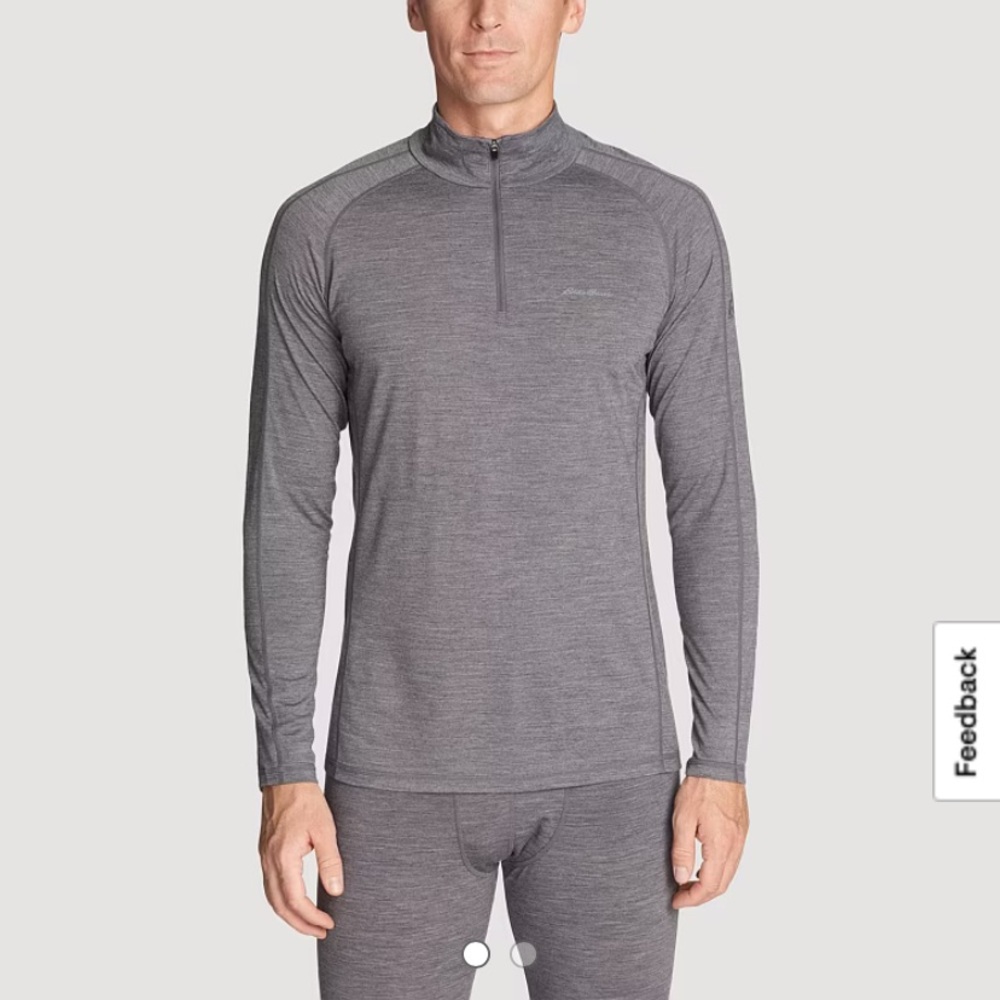 Eddie Bauer FreeDry Long Sleeve Quarter-Zip Top